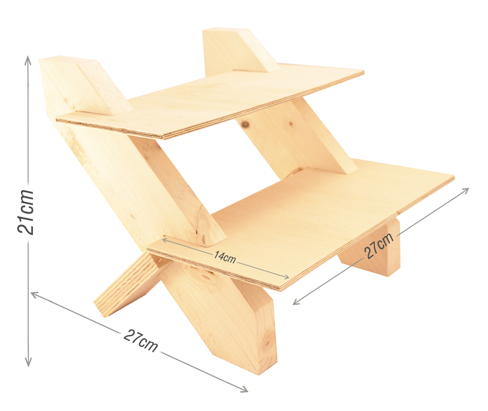 Stojak schodkowy mały